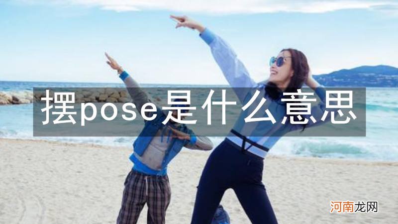 摆pose是什么意思