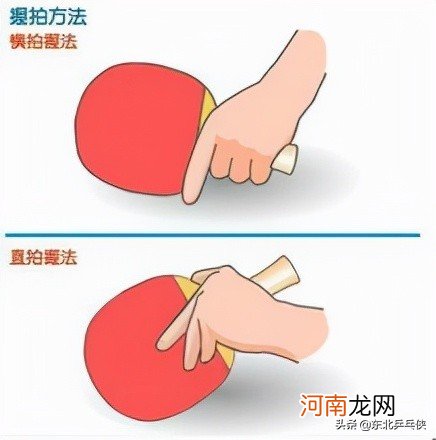 乒乓球拍直拍横打与横拍的区别 横拍和直拍有什么区别