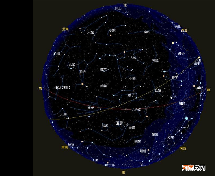 星座图百科 星座的代表图