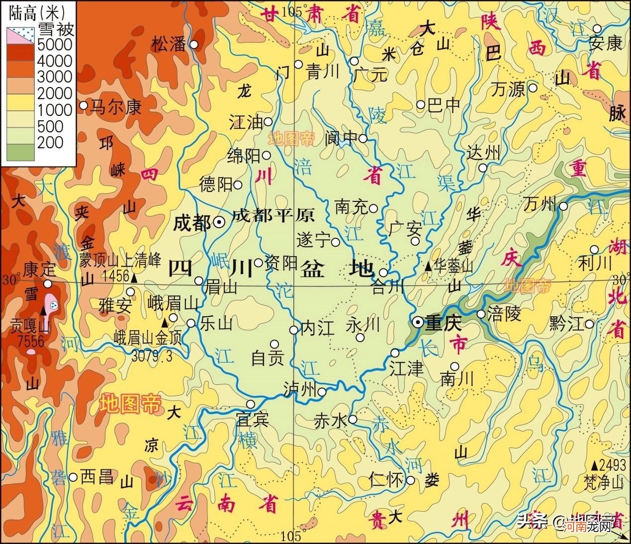 四川地名的由来历史 四川为什么叫四川