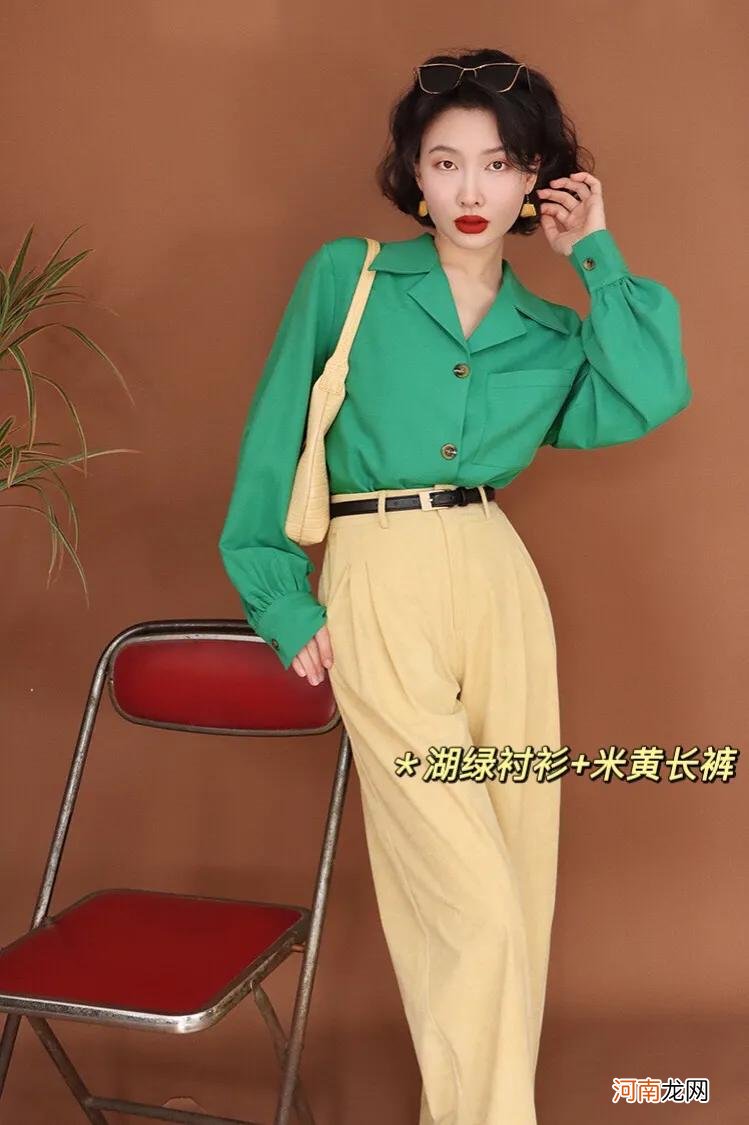 绿色衣服和什么颜色搭配好看 绿色配什么颜色好看