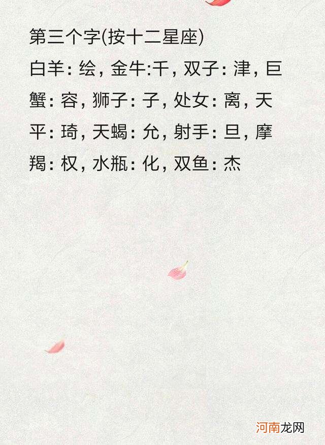 十二个星座月份名字 十二个星座月份名字对照表