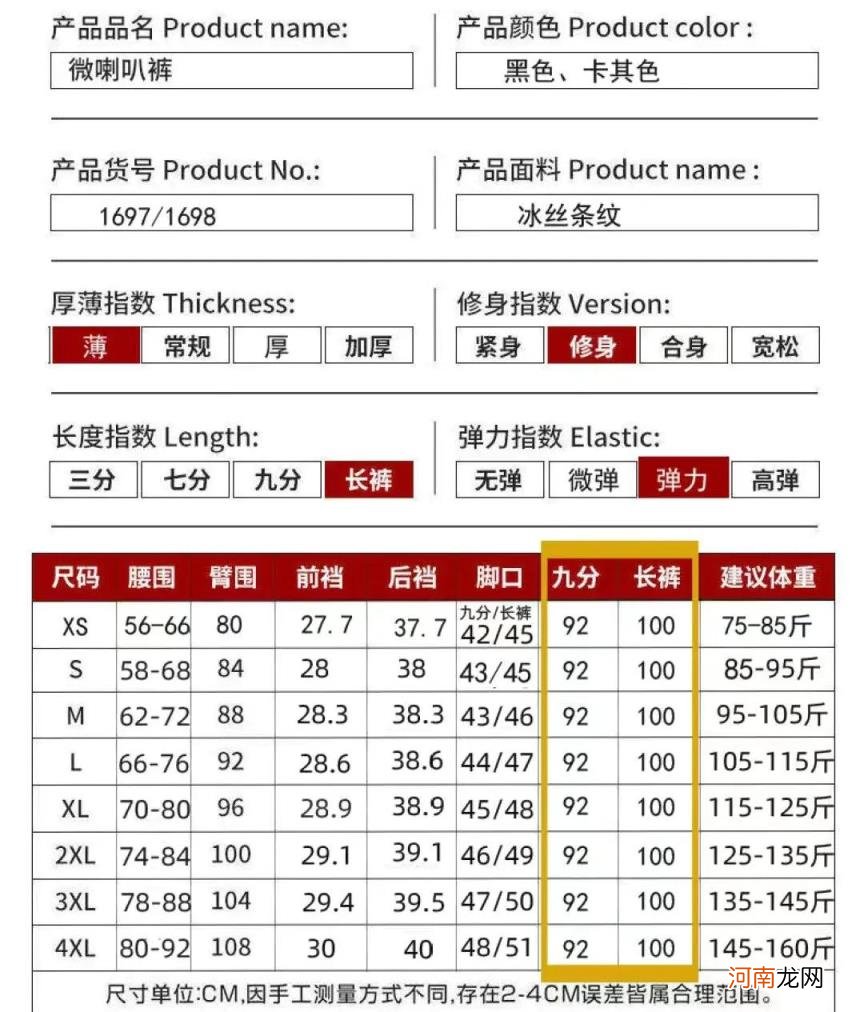 女性裤子腰围尺码对照表 腰围尺码对照表女装