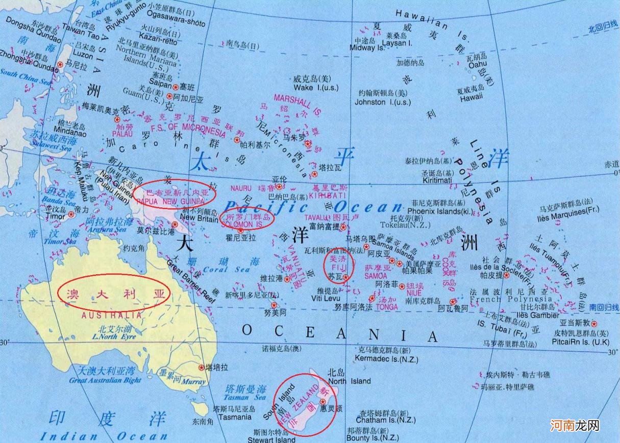 大洋洲有几个国家 大洋洲人口最多的五个国家简介？