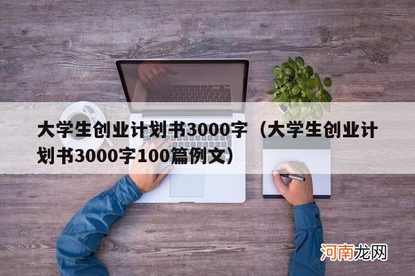 大学生创业计划书3000字100篇例文 大学生创业计划书3000字