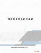 组建创业团队的原则 组建创业团队的原则四个共同