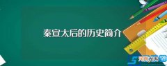 秦宣太后简介 秦宣太后的历史简介