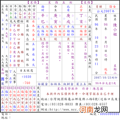 排八字命盘 排八字命盘算阳寿