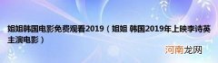 姐姐韩国2019年上映李诗英主演电影 姐姐韩国电影免费观看2019