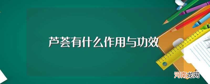 芦荟有哪些作用与功效 芦荟有什么作用与功效