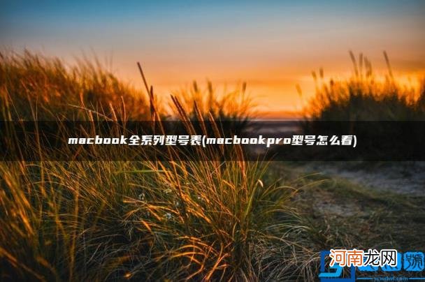 macbookpro型号怎么看 macbook全系列型号表