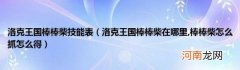 洛克王国棒棒柴技能表（洛克王国棒棒柴在哪里 棒棒柴怎么抓怎么得）