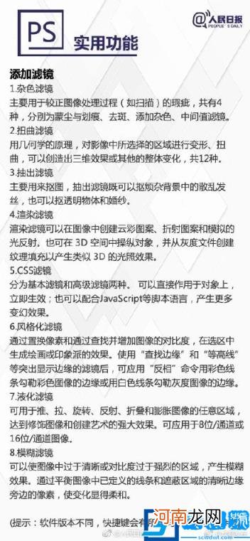 ps快捷键命令大全图片 ps快捷键常用表实用表