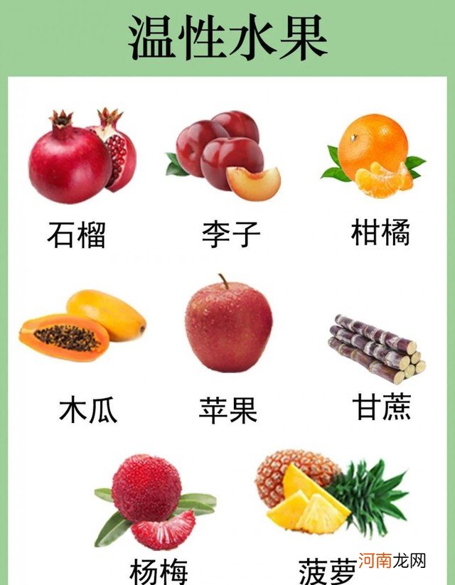 水果属性分类表 芒果是热性还是凉性
