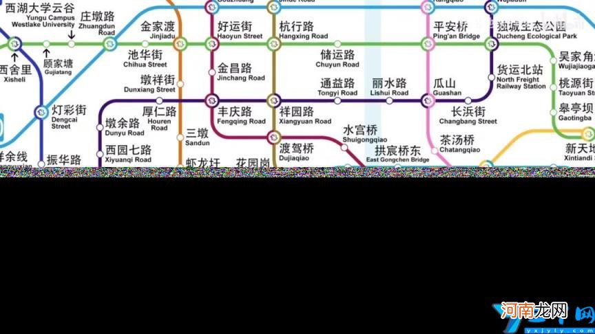 2035终极版高清 杭州地铁规划图