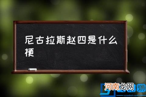 尼古拉斯赵四是什么梗,克拉克斯为什么叫赵四？