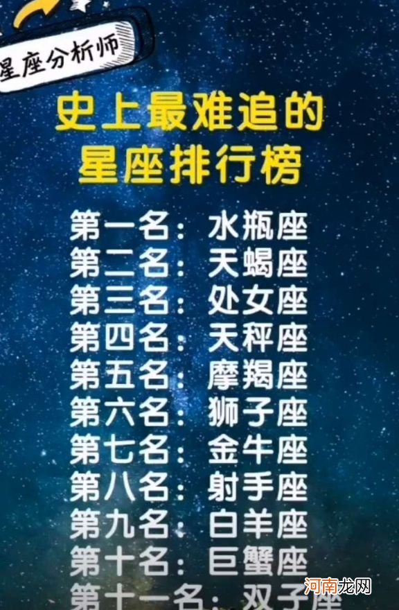 好听的星座名称大全 十二星座哪个星座的名字最好听