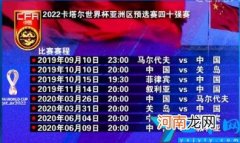 世界杯预选赛中国队有哪些比赛？世界杯预选赛中国赛程