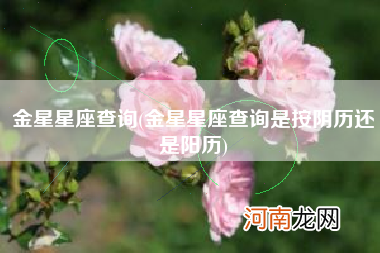 金星星座查询表是阴历还是阳历 金星星座查询对照表怎么算