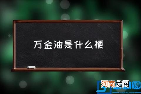 万金油是什么梗,万金油是什么意思啊?