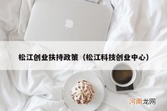 松江科技创业中心 松江创业扶持政策