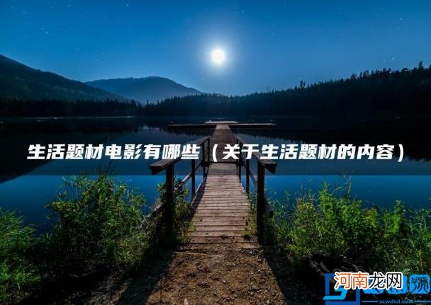 关于生活题材的内容 生活题材电影有哪些