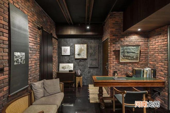 66㎡单身公寓：复古原木+红砖墙，裸现迷人雅痞艺术生活！