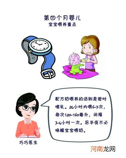 四个月宝宝的喂养重点 四个月的宝宝如何添加辅食