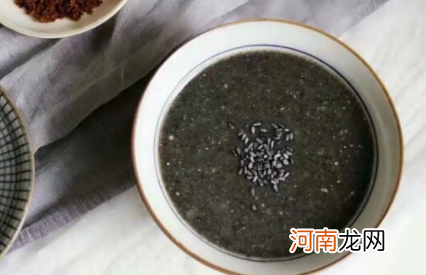 黑芝麻糊用什么水冲