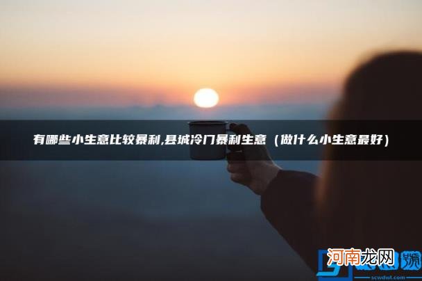 做什么小生意最好 有哪些小生意比较暴利,县城冷门暴利生意