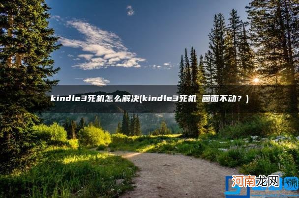 kindle3死机怎么解决 kindle3死机 画面不动？