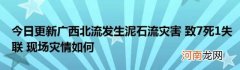 今日更新广西北流发生泥石流灾害致7死1失联现场灾情如何