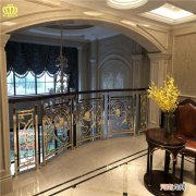 上海新型材镀金铜楼梯 镀铜楼梯扶手