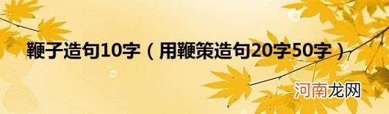 用鞭策造句20字50字 鞭子造句10字