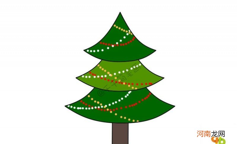 圣诞树简笔画图片分享 圣诞树怎么画