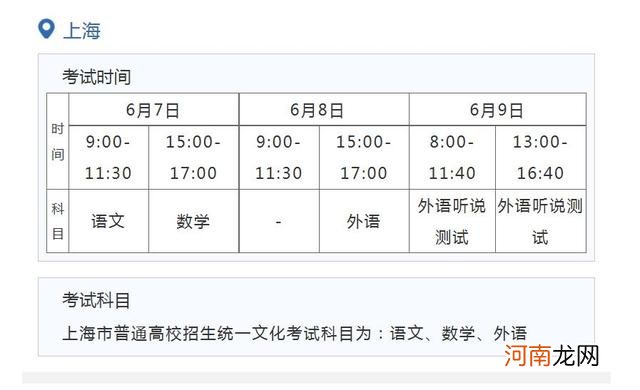 18年全国各省市高考时间 2018年高考时间是几月几号