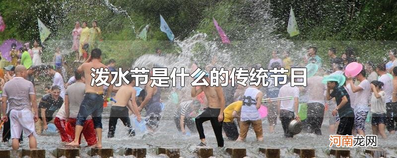 泼水节是什么的传统节日