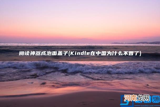 Kindle在中国为什么不香了 阅读神器成泡面盖子