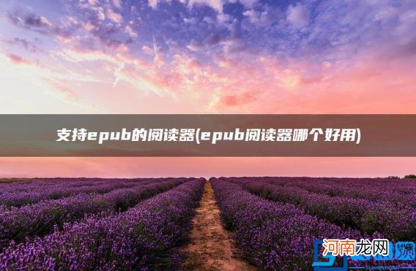 epub阅读器哪个好用 支持epub的阅读器