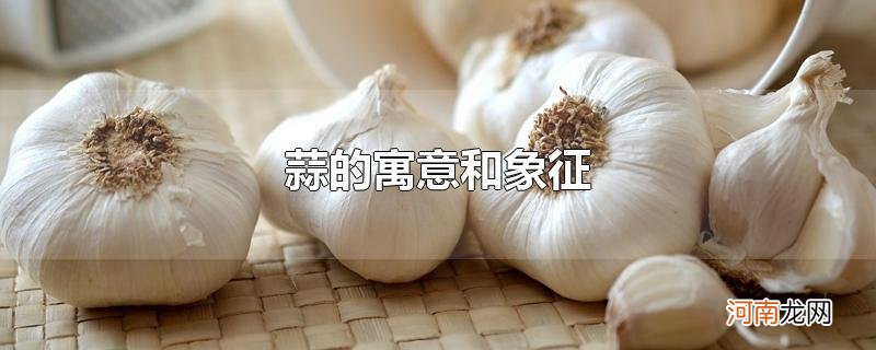 蒜的寓意和象征