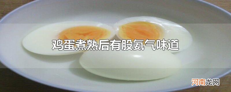 鸡蛋煮熟后有股氨气味道