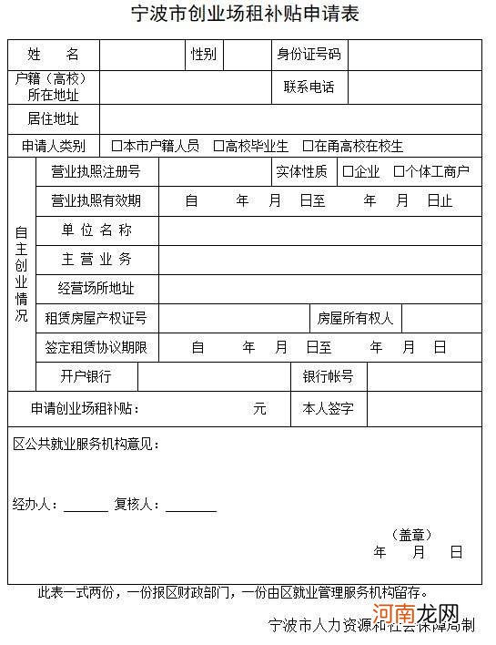 宁波创业扶持收费情况 宁波创业扶持收费情况怎么填