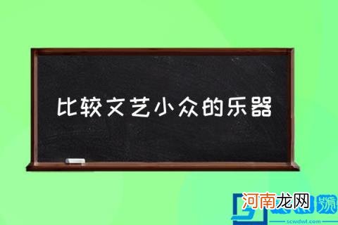 比较文艺小众的乐器 冷门的古典乐器有哪些？