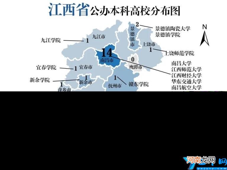 江西本科大学有哪些 2022江西本科大学排名