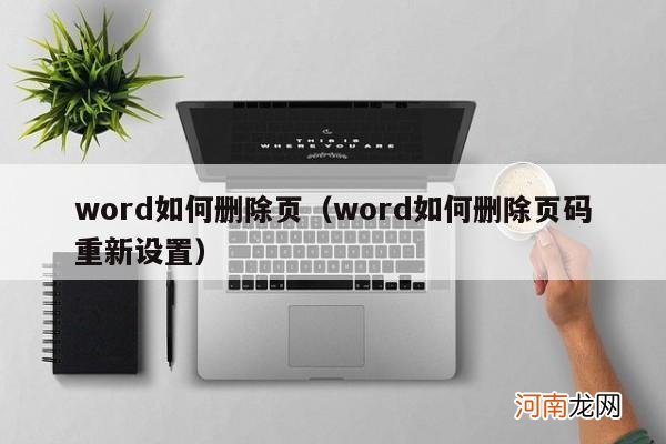 word如何删除页码重新设置 word如何删除页