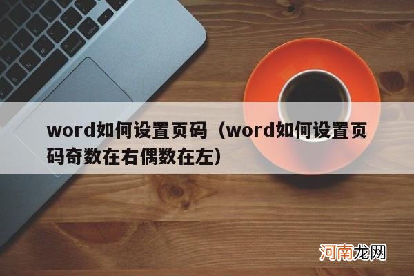 word如何设置页码奇数在右偶数在左 word如何设置页码