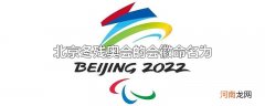 北京冬残奥会的会徽命名为