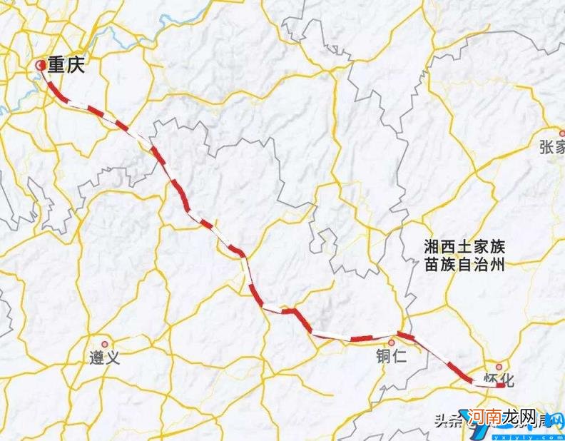 渝怀铁路最新走向 渝怀铁路经过哪些站