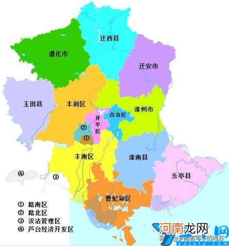 唐山市区县有哪些 唐山在哪个省哪个城市