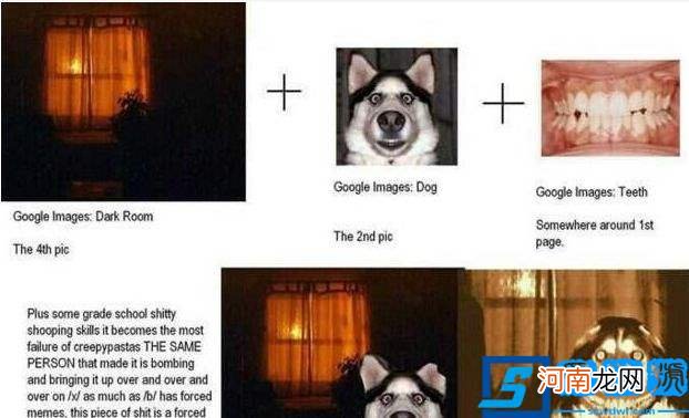 微笑狗的诅咒是真的吗？ 微笑狗图片原图恐怖事件